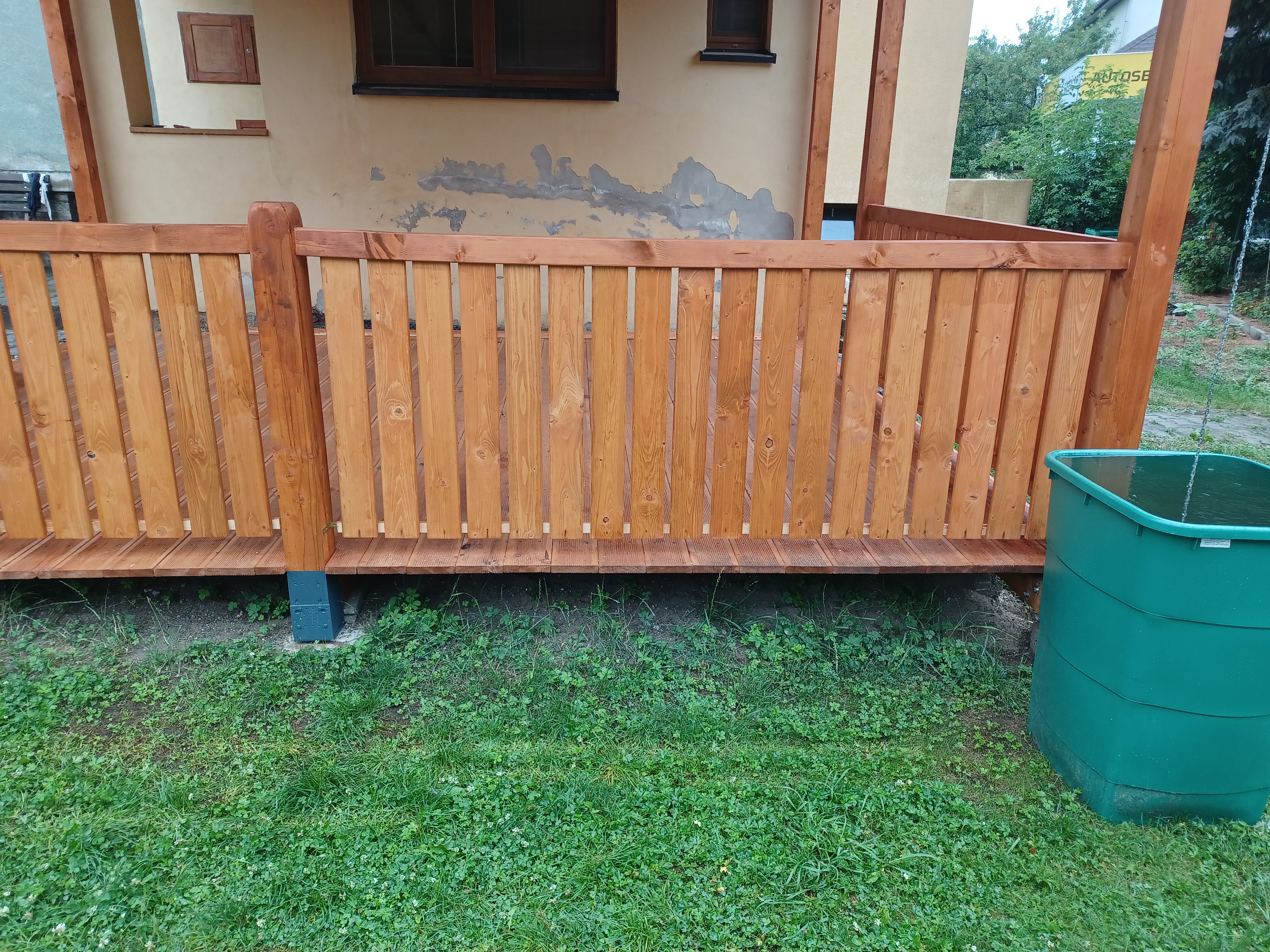 Detail zábradlí terasy – Drobná řemesla
